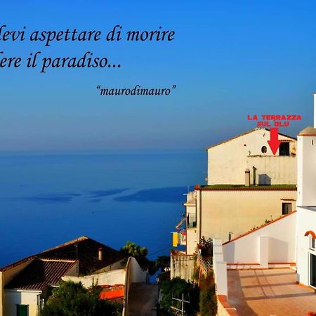 La Terrazza Sul Blu -Vista Mare- Apartman Vietri Kültér fotó