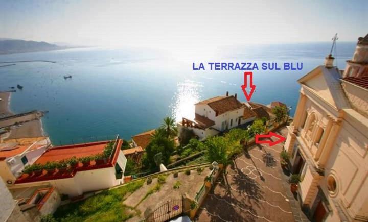 La Terrazza Sul Blu -Vista Mare- Apartman Vietri Kültér fotó